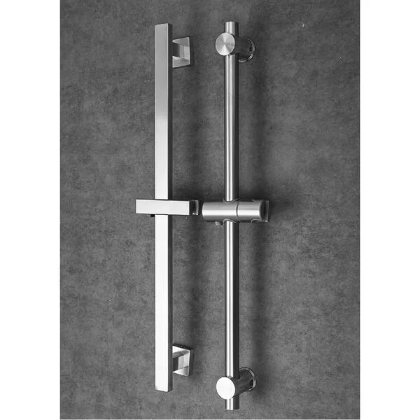  준앤코 무광 스테인리스 욕실 슬라이드바 750mm SUS304 샤워봉, SB01(원형), 1개 