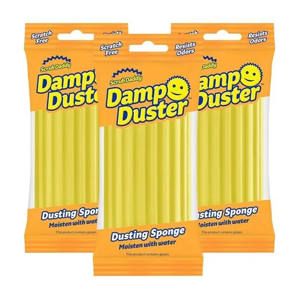  스크럽대디 먼지 더스트 청소 스펀지 국내배송 정식수입 정품 Scrub Daddy Damp Duster 3개 