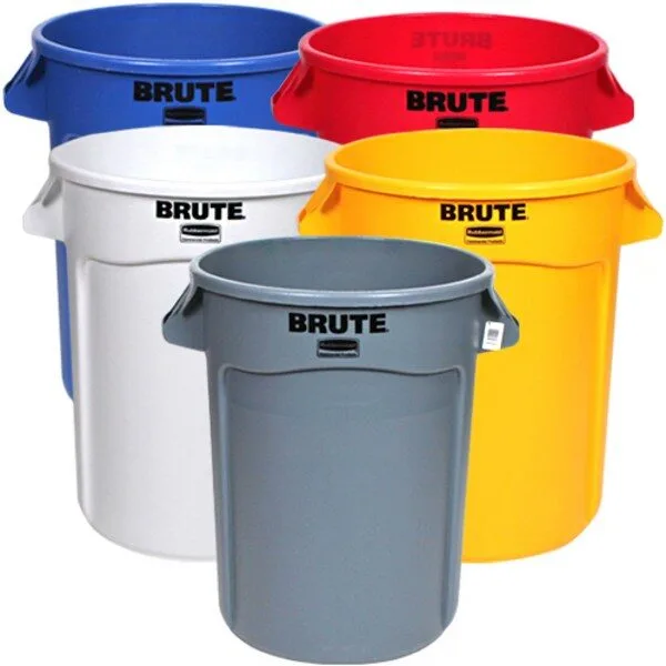 브루트 BRUTE 컨테이너 75L/재활용분리수거함, 빨강, 1개