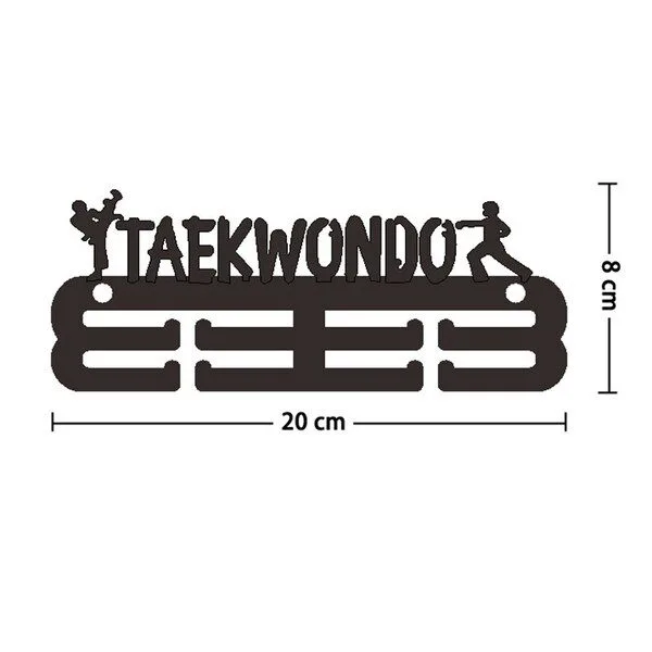 까마느 메달걸이 태권도 마라톤 메달 거치대 행거 정리 진열대 스포츠, 1개, TAEKWONDO