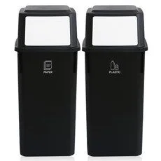 코멧 홈 깊은 쓰레기 분리수거함 60L 블랙, 2개입 외 대용량분리수거함 추천상품 TOP 10