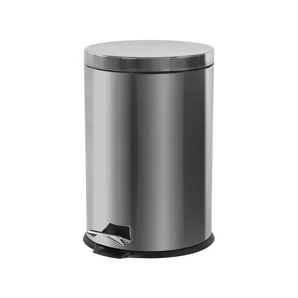20리터쓰레기통 히트상품 빅세일 1 코멧 홈 스테인레스 페달 휴지통 대형 20L, 1개, 그레이