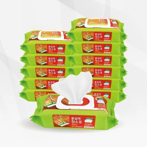 물걸레청소포대형 가성비특가 1 홈인더스트리 물걸레청소포 고급형 대형 25매, 12개입