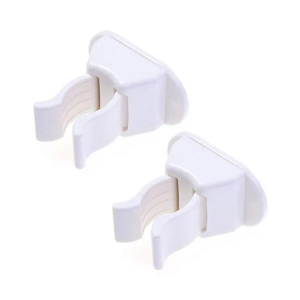  ASSARE 청소도구 걸이, 화이트, 2개 