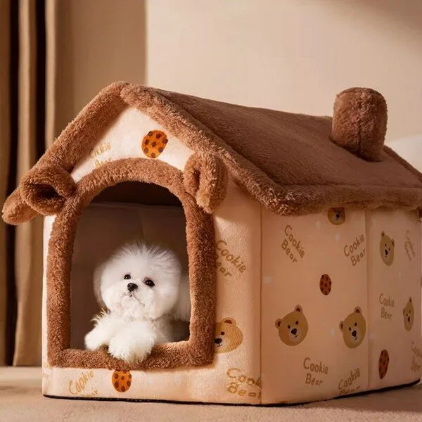 특별할인 제품 강아지집 HOT 10 1 슈댕댕 포근하고 촉감좋은 논슬립 강아지집 쿠션 세트, 브라운