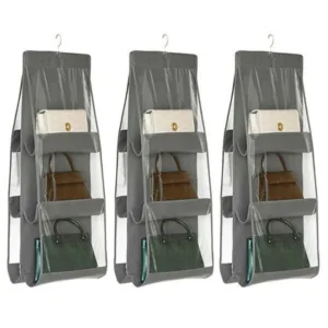 GUNU 양면 걸이식 가방 정리함, 그레이, 3개 외 가방수납 추천상품 TOP 10