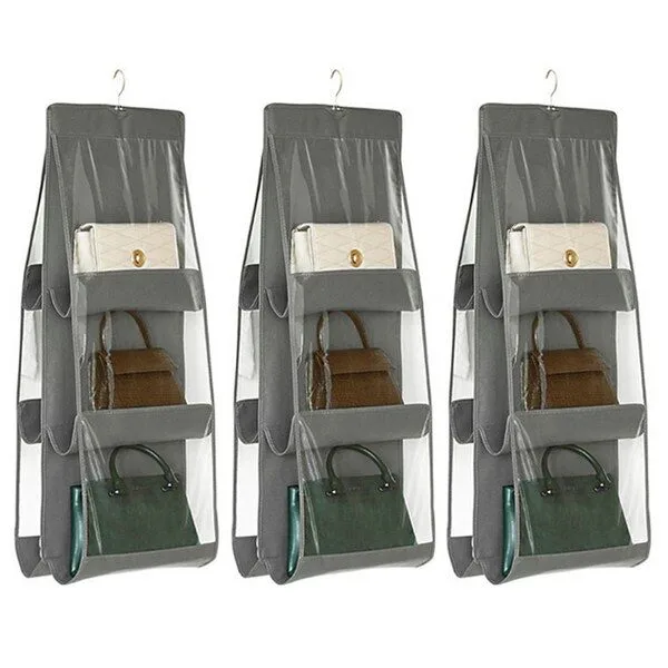 GUNU 양면 걸이식 가방 정리함, 그레이, 3개 외 가방수납 추천상품 TOP 10