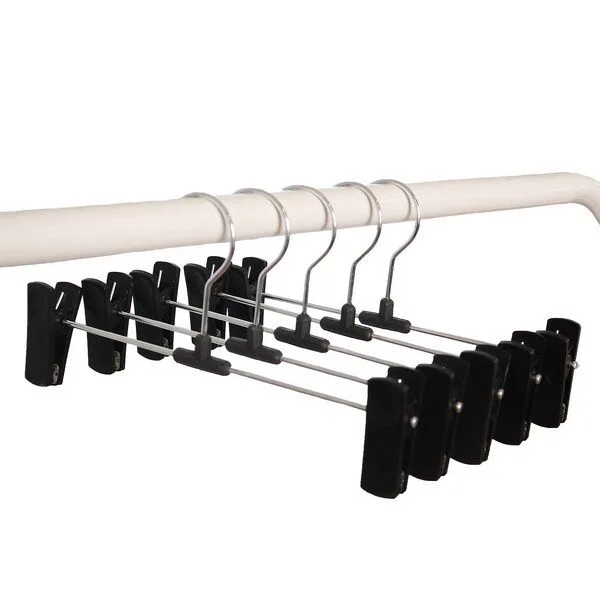 씨인크 T자 바지걸이 블랙 20개입, 100개