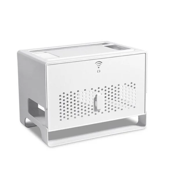 특가할인 셋톱박스정리함 추천 랭킹 10 1 다퍼남 심플인테리어 셋톱박스 보관함 공유기 화이트, 1개