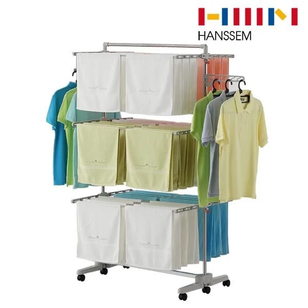 빨래건조대추천 핫딜정보 1 한샘 마이홈 빨래건조대 6단 이불봉 베란다 행거, 선택1. 6단+이불봉, 1개