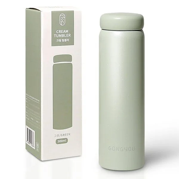 초대박특가 미니보온병 TOP 10 1 공유 미니 크림 텀블러, 그린, 300ml, 1개
