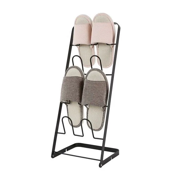 실내화정리대 완전대박특가 1 코멧 홈 접이식 실내화 걸이 4단 블랙