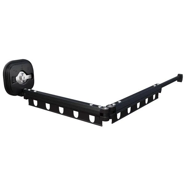 베란다빨래걸이 나만없어! 꿀템 1 오라플 강력흡착 공간활용 빨래 건조대, 1개, 블랙