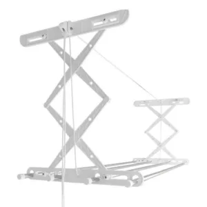 빨래건조대천장 추천 [흥화] 신바람 천정용 건조대 흰색, 1개, 1개, 화이트