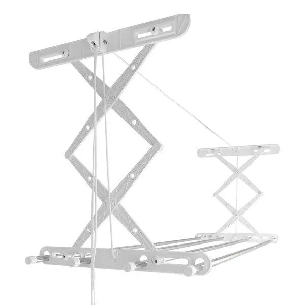 빨래건조대천장 추천 [흥화] 신바람 천정용 건조대 흰색, 1개, 1개, 화이트