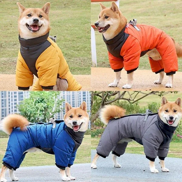 강아지패딩올인원 소문난상품 1 멍템 강아지 올인원 패딩, 그레이