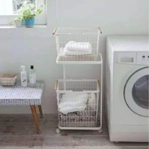 2단빨래바구니 꿀팁~