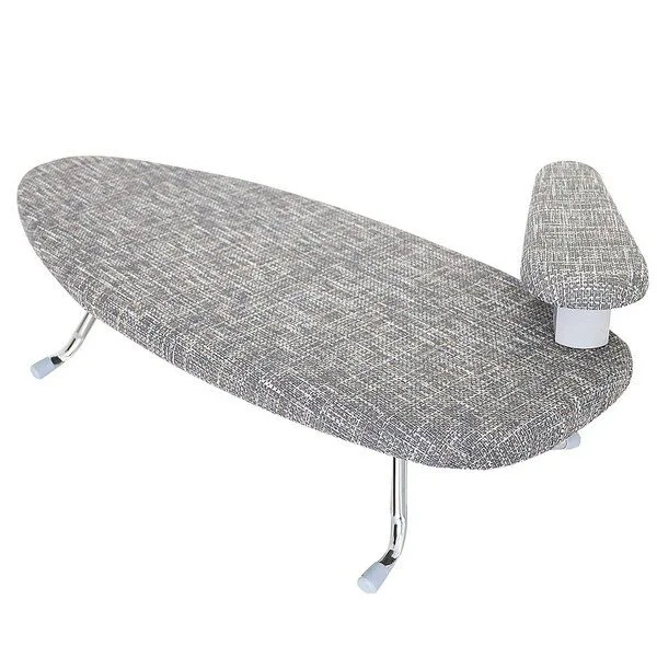 다림질판 핫딜소식 안내! 1 한주통상 그레이 패브릭 좌식다리미판 대형 + 소매판, 1개, 1개