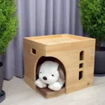 강아지집 원목 숨숨집 인테리어하우스 소형견 중형견 대형견 예쁜나무집 전용방석, 선택안함, 군청 외 원목강아지집 추천상품 TOP 10