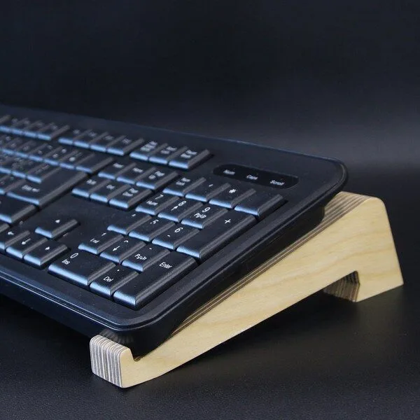 키보드진열대 특가아이템 1 우드밀리 원목 다용도 키보드받침대 WDK701, 2개